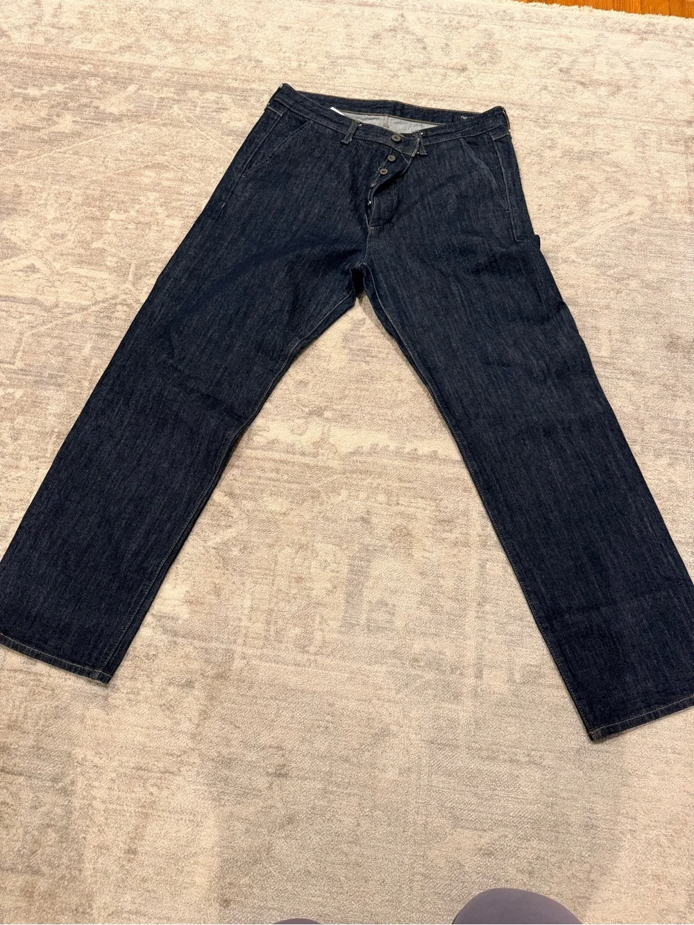 rag & bone Navy Straight-Leg Men's Jeans